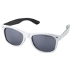 Crockett sunglasses in white-solid-and-black-solid