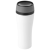 Curve Insulated non leaking tumbler in white-solid-and-grey