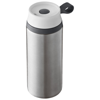 Flow non leaking insulated tumbler in silver