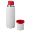 Flow vacuum insulated flask in white-solid-and-red