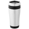 Elwood insulated tumbler in silver-and-black-solid