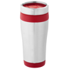 Elwood insulated tumbler in silver-and-red