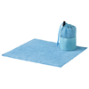 Diamond car cleaning towel and pouch in blue