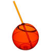 Fiesta ball and straw in orange