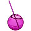 Fiesta ball and straw in pink