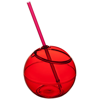 Fiesta ball and straw in red