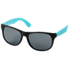Retro Sunglasses in black-solid-and-aqua-blue