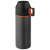 Nakiska vacuum insulated flask in grey-and-black-solid