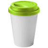 Zamzam insulated tumbler in white-solid-and-lime-green