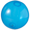 Ibiza transparent beach ball in transparent-blue