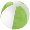 Bondi solid/transparent beach ball in lime-and-white-solid