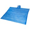 Ziva disposable rain poncho with pouch in royal-blue
