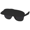 Miami visor sunglasses in black-solid