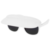Miami visor sunglasses in white-solid