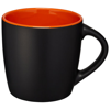 Riviera Ceramic Mug in black-solid-and-orange