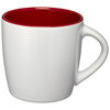 Aztec Ceramic Mug in white-solid-and-red