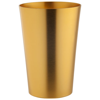 Glimmer pint glass in gold