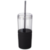 Babylon Tumbler with Straw in black-solid