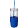 Babylon Tumbler with Straw in blue
