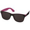 Sun Ray sunglasses - black with colour pop in pink-and-black-solid