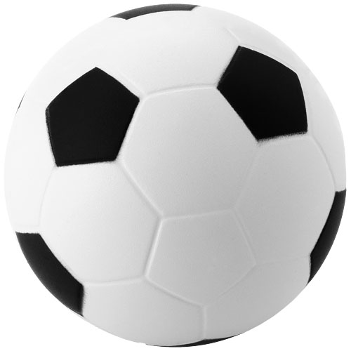 Football Stress Reliever in white-solid-and-black-solid