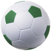 Football Stress Reliever in white-solid-and-green