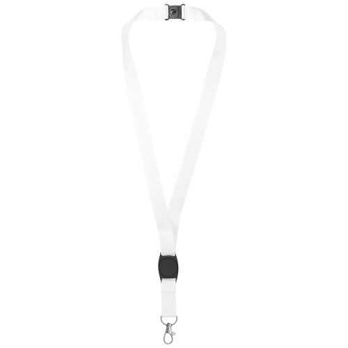 Gatto lanyard in white-solid