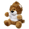 Plush Lion with Shirt in white-solid