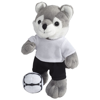 Dribble wolf plush with shirt in white-solid