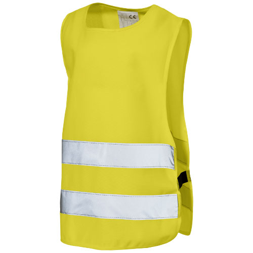 Children safety vest in yellow