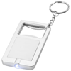 Orcus key light and bottle opener in white-solid-and-silver