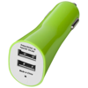 Pole dual car adapter in lime