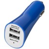 Pole dual car adapter in royal-blue