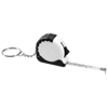 Habana 1M measuring tape key chain in white-solid