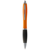 Nash ballpoint pen in orange-and-black-solid