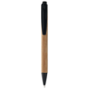 Borneo ballpoint pen in natural-and-black-solid