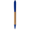 Borneo ballpoint pen in natural-and-royal-blue