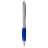 Nash ballpoint pen in silver-and-royal-blue