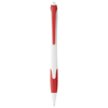 Santa Monica ballpoint pen in white-solid-and-red