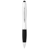 Mandarine stylus ballpoint pen in silver-and-black-solid