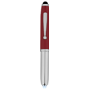 Xenon stylus ballpoint pen in red-and-silver