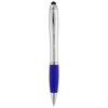 Nash stylus ballpoint pen in silver-and-blue
