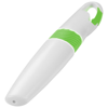 Picasso carabiner highlighter in white-solid-and-green