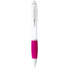 Nash ballpoint pen in white-solid-and-pink