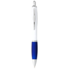 Nash ballpoint pen in white-solid-and-royal-blue