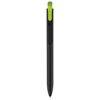 Dalaman ballpoint pen in black-solid-and-lime