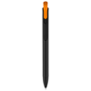 Dalaman ballpoint pen in black-solid-and-orange