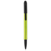 Gorey stylus ballpoint pen in lime-and-black-solid