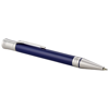 Duofold Premium ballpoint pen in blue-and-silver