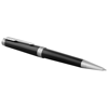 Premier ballpoint pen in black-solid-and-chrome